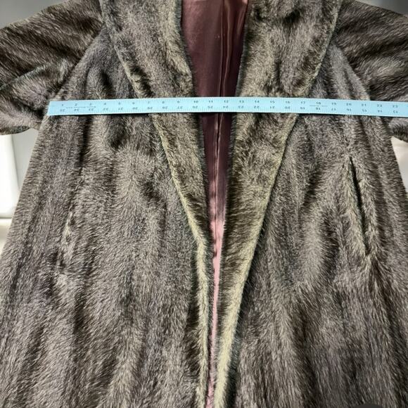 Vintage Women’s 1950’s Collins & Aikman Wink Candalon Faux Fur Coat Size XL - Picture 6 of 10
